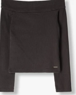 grijze raizzed top irena