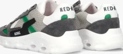 grijze red-rag lage sneakers 13909