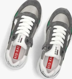 grijze red-rag lage sneakers 13909