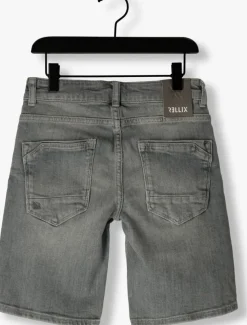 grijze rellix shorts denim short grey