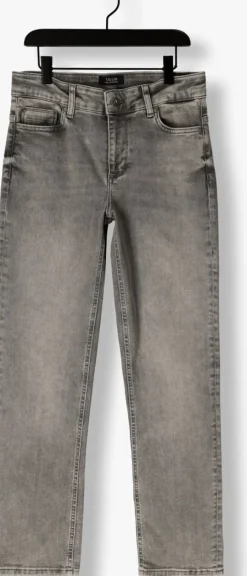 grijze rellix straight leg jeans 2615 straight wide fit jeans