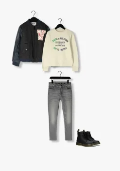 grijze rellix tapered jeans dean tapered