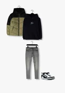 grijze rellix tapered jeans dean tapered