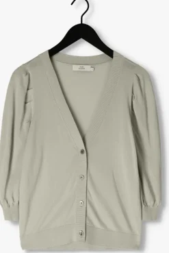 grijze ruby tuesday vest vester v neck cardigan