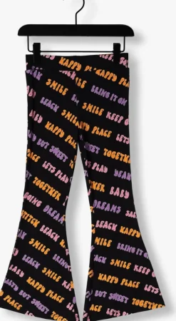 grijze salty stitch flared broek bring it on flared legging