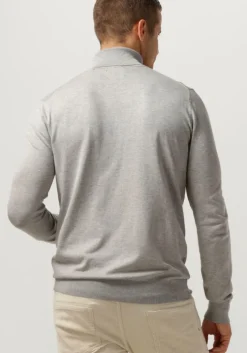 grijze scotch & soda coltrui regular fit essentials turtle in eco vero