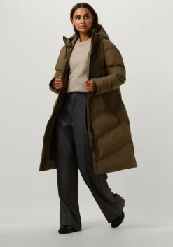 grijze scotch & soda pantalon rose pleated high-rise wide leg pant