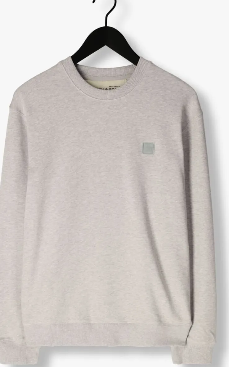 grijze scotch & soda sweater core - logo sweatshirt