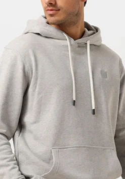 grijze scotch & soda truien/vesten logo hoodie