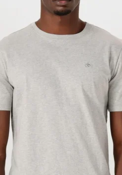 grijze scotch & soda t-shirt logo t-shirt