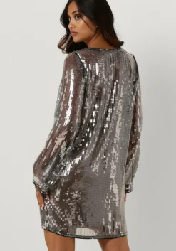 grijze second female mini jurk posh dress