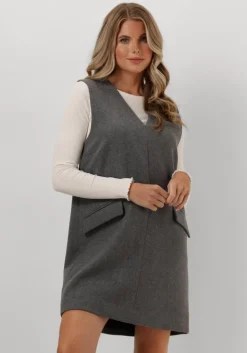 grijze second female mini jurk vall spencer dress