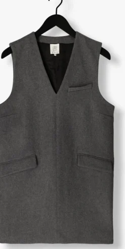 grijze second female mini jurk vall spencer dress