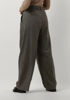 grijze second female pantalon holsye trousers