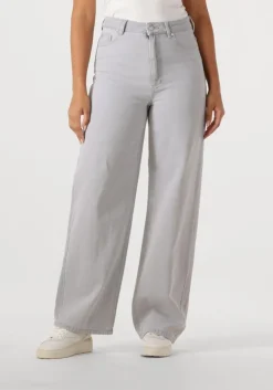grijze second female wide jeans denira denim jeans