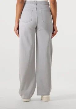 grijze second female wide jeans denira denim jeans