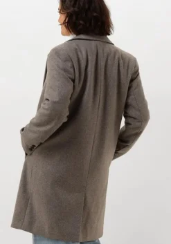 grijze selected femme mantel slfnew alma wool coat