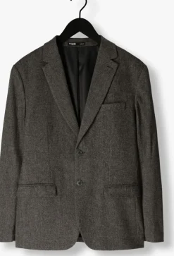 grijze selected homme colberts slhslim-reed wool blz