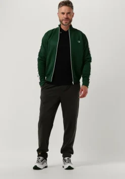 grijze selected homme joggingbroek slimtapered-selby sweat flex pant b