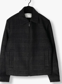 grijze selected homme overshirt slhnew filip jkt