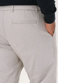 grijze selected homme pantalon slhslimtapered-york pants