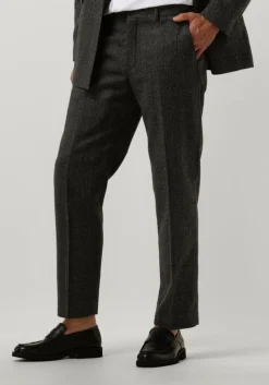 grijze selected homme pantalon slhcomfort-isac trs