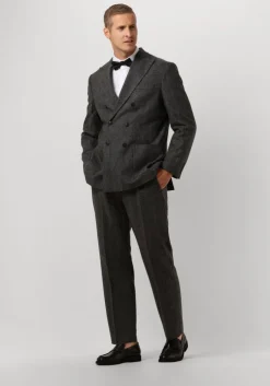 grijze selected homme pantalon slhcomfort-isac trs