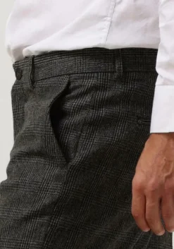 grijze selected homme pantalon slhcomfort-isac trs