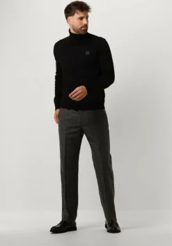 grijze selected homme pantalon slhcomfort-isac trs