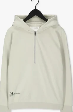 grijze selected homme sweater slhrelaxmajor hood sweat