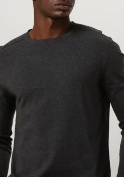 grijze selected homme trui slhberg crew neck noos