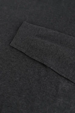 grijze selected homme trui slhberg crew neck noos