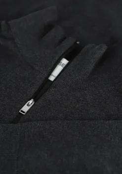grijze selected homme trui slhberg half zip cardigan noos