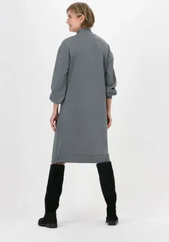 grijze simple midi jurk blair