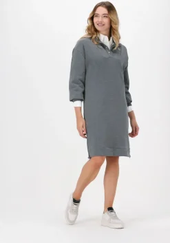 grijze simple midi jurk blair