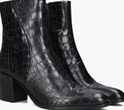 grijze stefano lauran enkellaarsjes 595-08