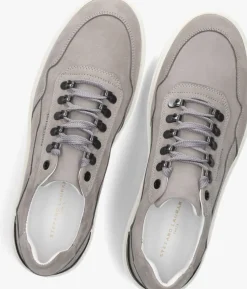 grijze stefano lauran lage sneakers lj2502