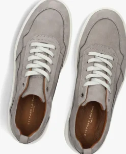 grijze stefano lauran lage sneakers lj2501