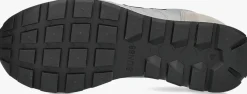 grijze sun68 lage sneakers tom fluo