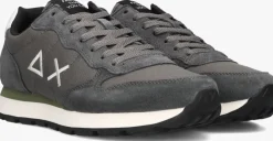 grijze sun68 lage sneakers tom solid