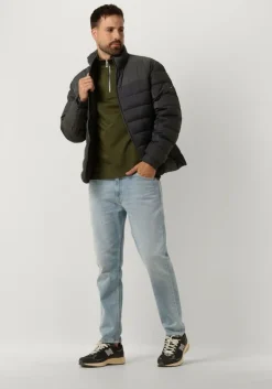 grijze tommy hilfiger jack mid new york puffer