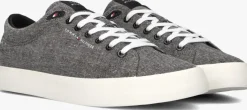 grijze tommy hilfiger lage sneakers th hi vulc low