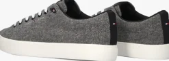 grijze tommy hilfiger lage sneakers th hi vulc low