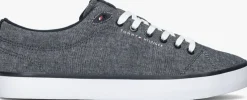 grijze tommy hilfiger lage sneakers th hi vulc low
