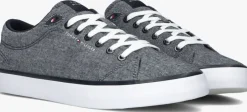 grijze tommy hilfiger lage sneakers th hi vulc low