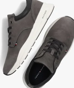 grijze tommy hilfiger lage sneakers hilfiger comfort hybrid shoe