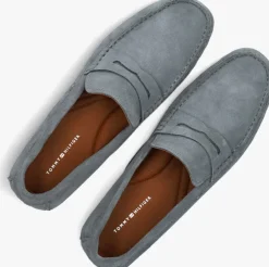 grijze tommy hilfiger loafers casual hilfiger driver