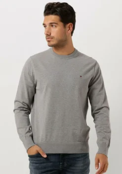 grijze tommy hilfiger trui 1985 crew neck sweater