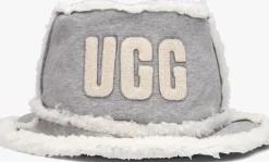 grijze ugg hoed bonded fleece bucket hat