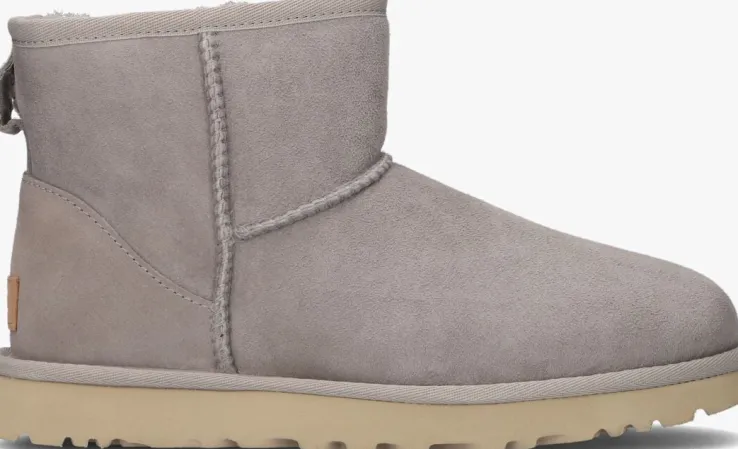 grijze ugg vachtlaarzen w classic mini ii